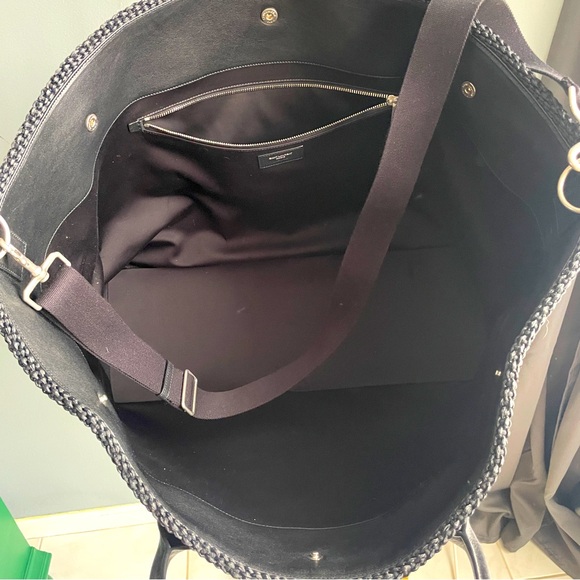 TREND 2025 NWT Huge YSL Tote raffia Saint Laurent Rive Gauche - Picture 7 of 8